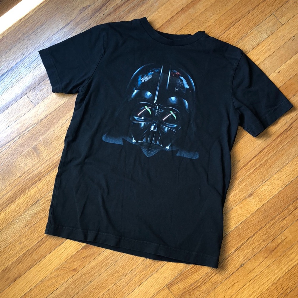 Boys Star Wars Darth Vader black shirt